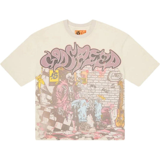 Godspeed Stoner T-Shirt Bone