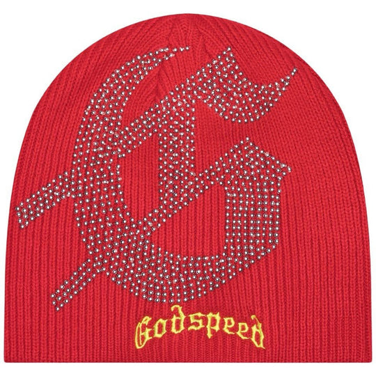 Godspeed Studded Beanie Red