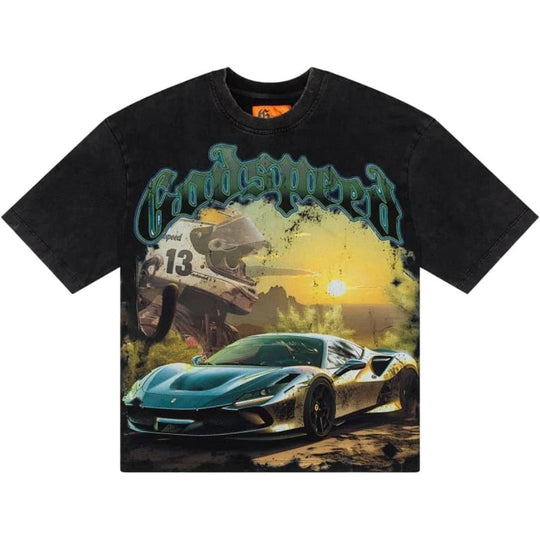 Godspeed Sunset Drift T-Shirt Grey