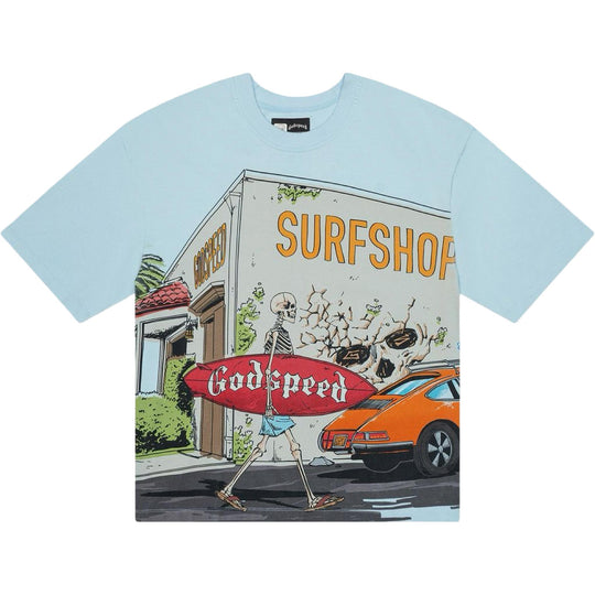 Godspeed Surf Shop T-Shirt Baby Blue