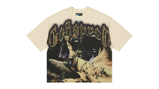 Godspeed The Landing T-shirt Bone