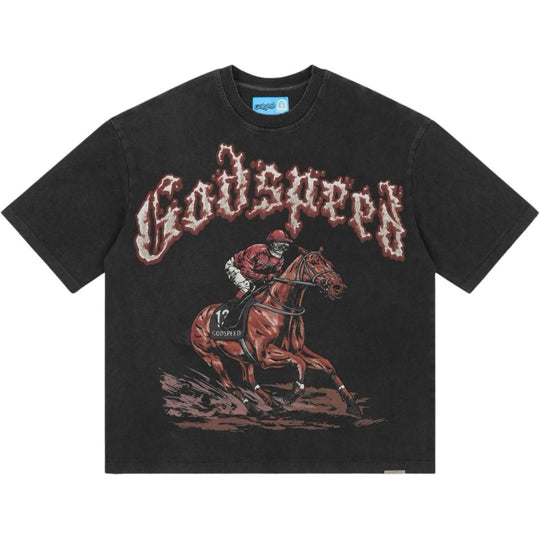 Godspeed Thoroughbred 2.0 Black Tee
