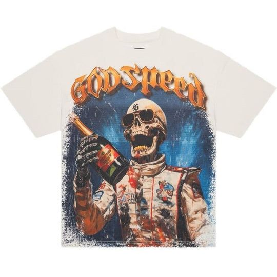 Godspeed Victory Toast T-Shirt Bone