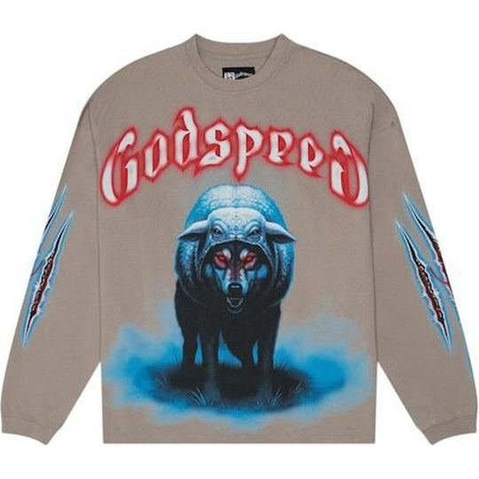 Godspeed W.I.S.C II L/S T-shirt Slate Grey