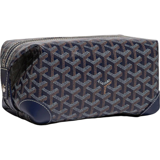 Goyard Bowling 25 Toiletry Bag Navy Blue