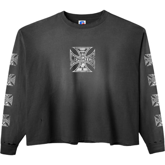 HMDD Biker Long Sleeve Tee Black