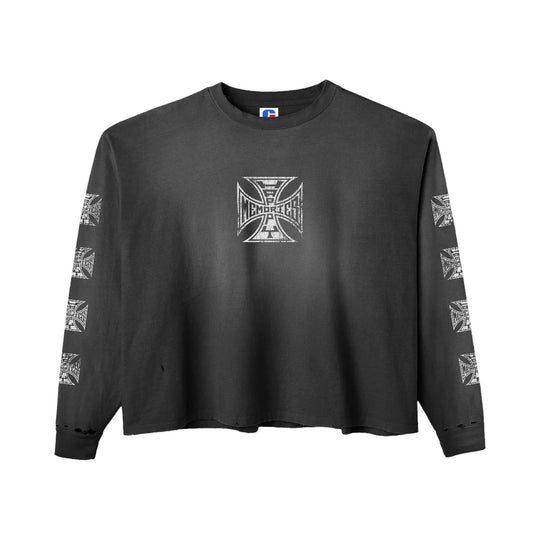 HMDD Biker Long Sleeve Tee Black
