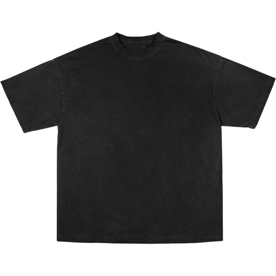 HMDD Blank Single Stitch Tee Vintage Black