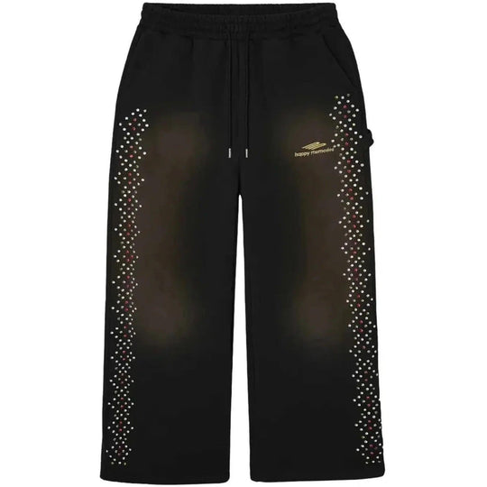 HMDD Crystal Sweatpants Washed Black