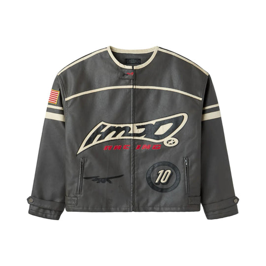 HMDD Leather Moteaux Jacket Black