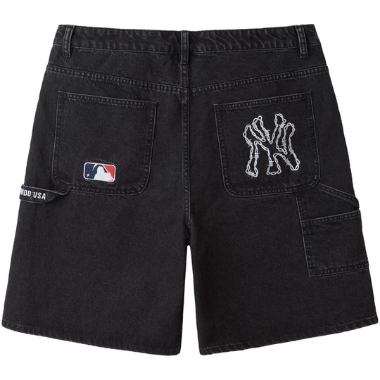 HMDD NY Barbed Jean Shorts Black