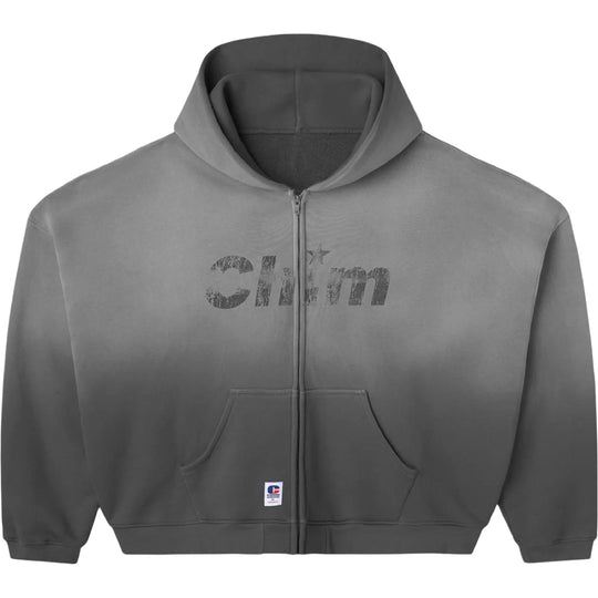 HMDD Punalu'u Beach Zip Up Hoodie Black