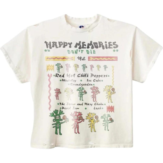 HMDD Rasta Festival Vintage Tee White