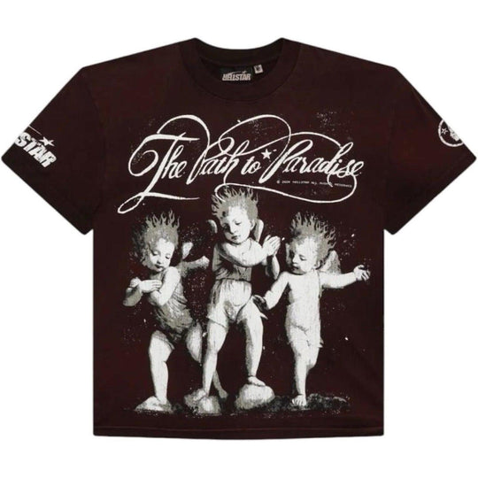 Hellstar Cherubs T-Shirt Brown
