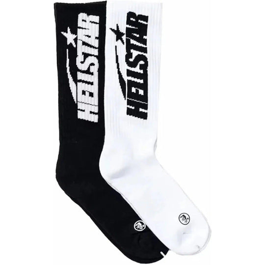 Hellstar Classic Socks (2 Pack) White/Black