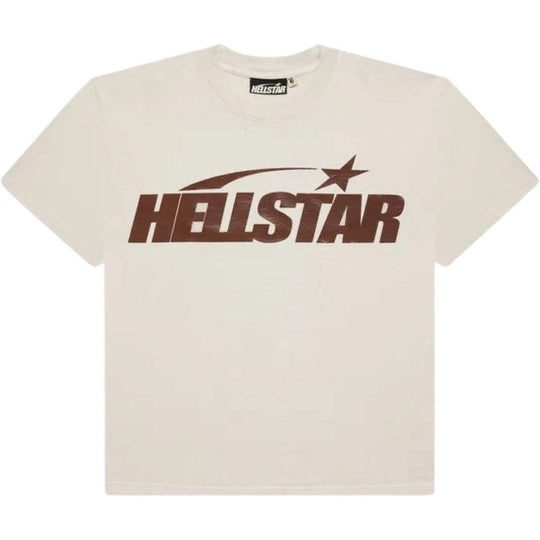 Hellstar Classic T-shirt (Regular Print) White/Brown