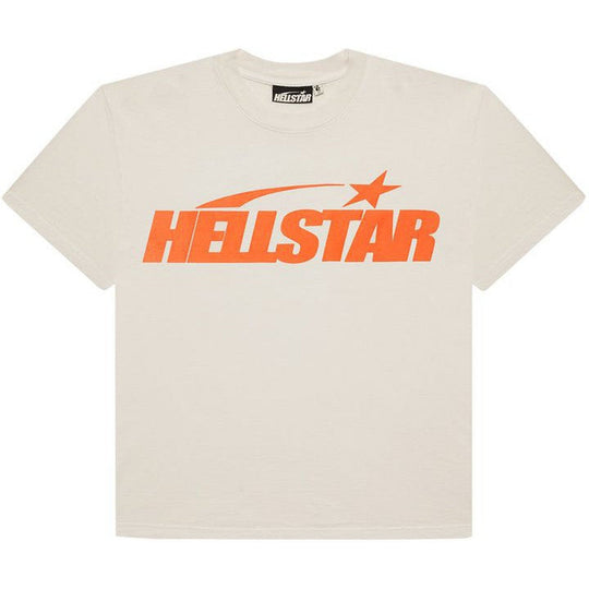 Hellstar Classic T-shirt (Regular Print) White/Orange
