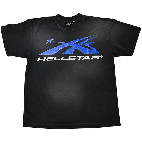Hellstar Gel Sport Logo T-shirt Black/Blue