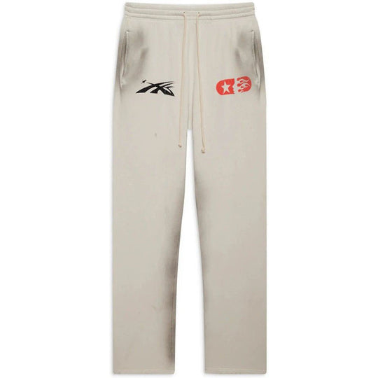 Hellstar If You Dont Like Us Beat Us Sweatpants White