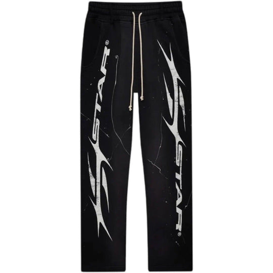 Hellstar New Testament H-Star Sweatpants Black