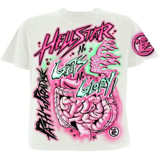 Hellstar No Guts No Glory T-Shirt White