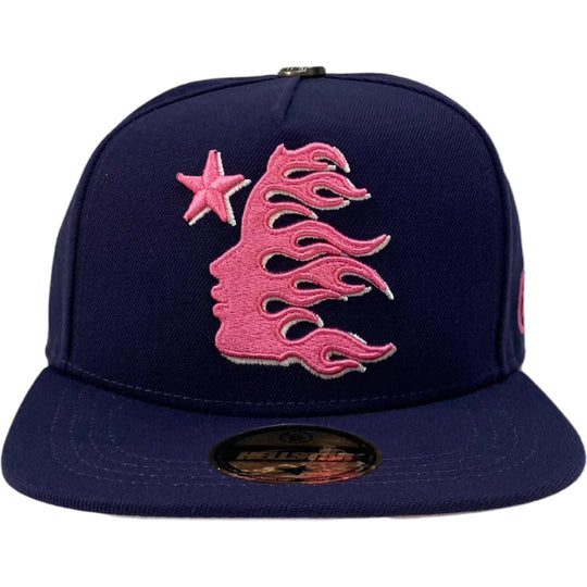 Hellstar OG Fitted Hat Navy