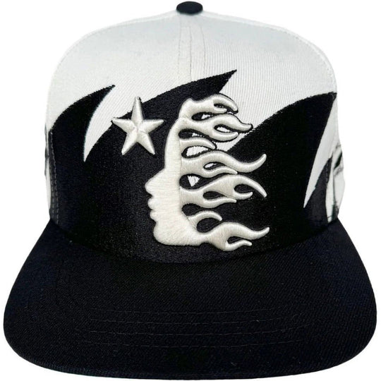 Hellstar Shark Teeth Snapback Off White/Black