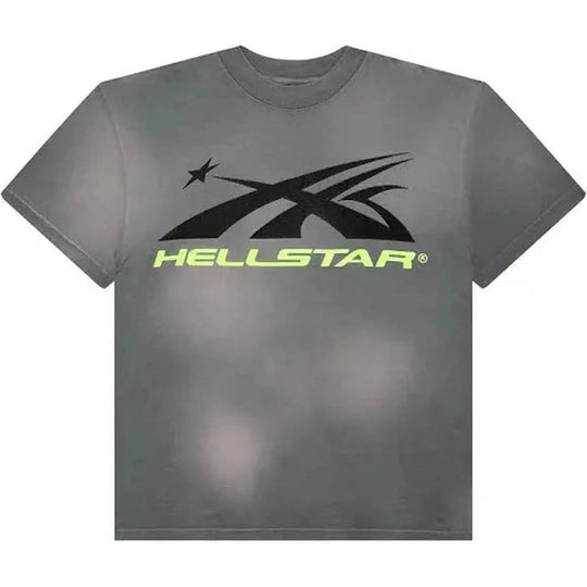 Hellstar Sports Core Logo Gel T-Shirt Grey