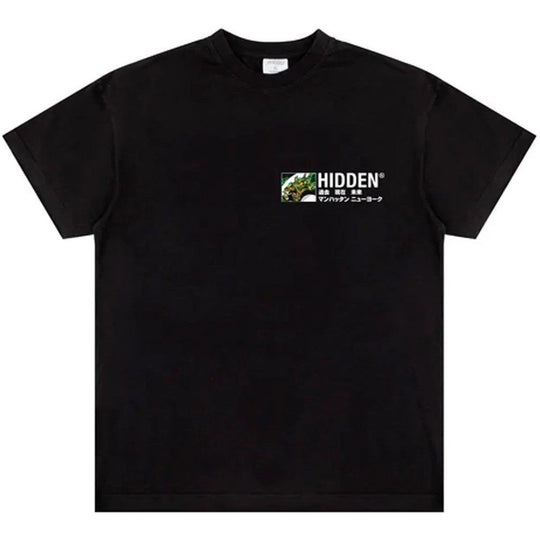 Hidden NY Dragon Logo Tee Black