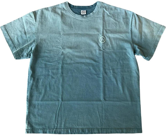 Hidden NY H Logo Embroidered Logo Tee Teal