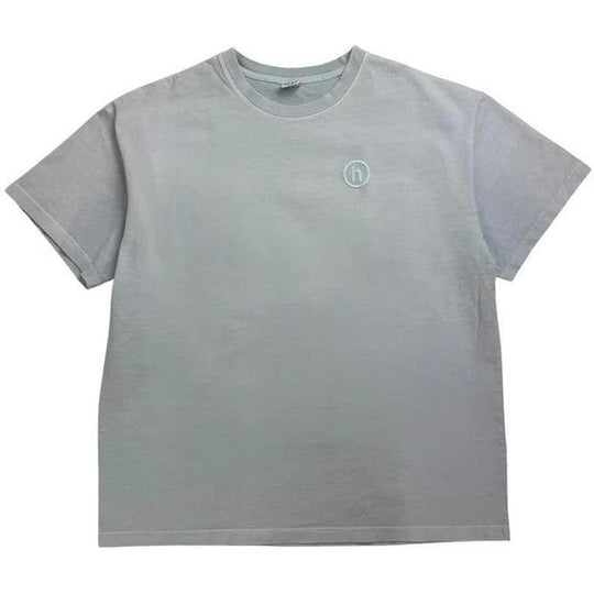 Hidden NY H Logo Embroidery Light Blue Tee