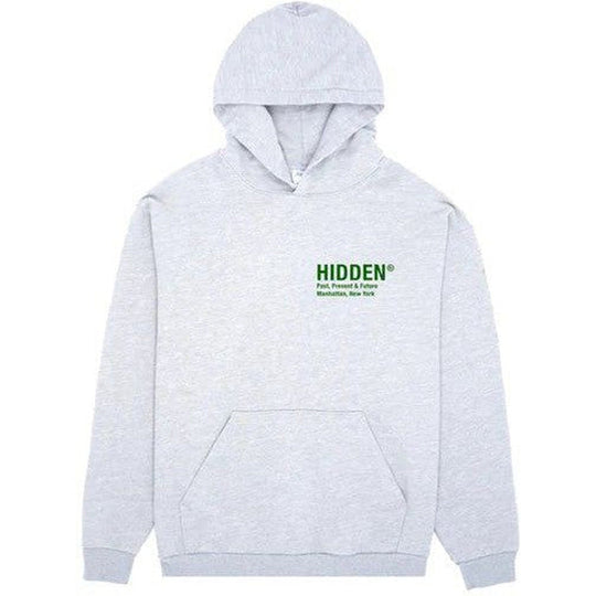 Hidden NY Logo Hoodie Grey