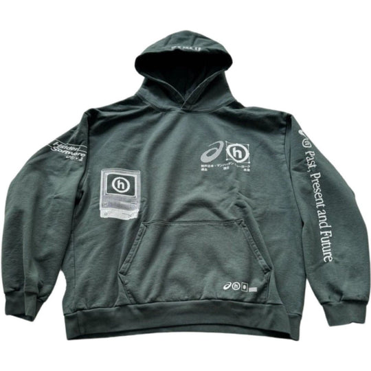 Hidden NY x Asics Hoodie Forest Green