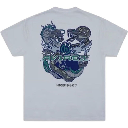 Hidden NY x Avirex Tee Cement Grey