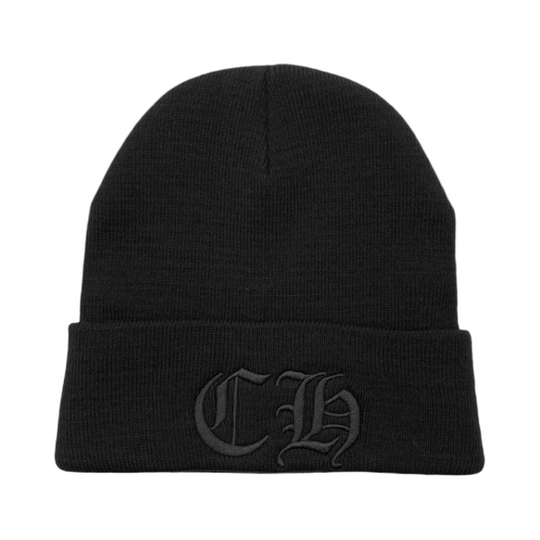 Chrome Hearts CH Embroidered Beanie Black