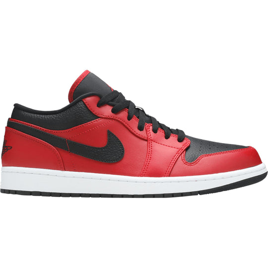 Jordan 1 Low Reverse Bred Pebbled Swoosh