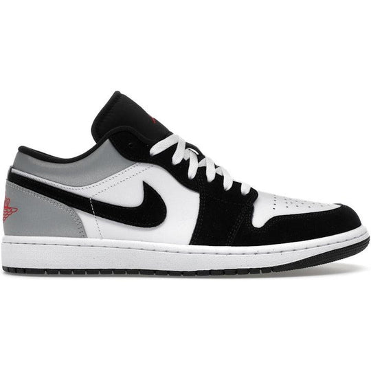 Jordan 1 Low SE White Fire Red Black Matte Silver