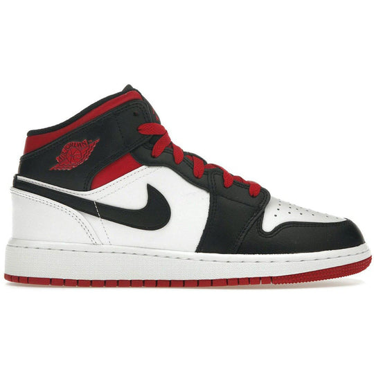 Jordan 1 Mid Gym Red Black Toe (GS)