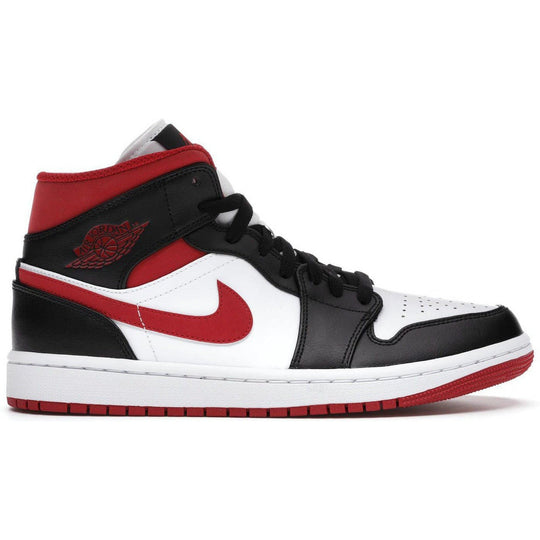 Jordan 1 Mid Gym Red Black White