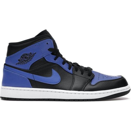 Jordan 1 Mid Hyper Royal Tumbled Leather