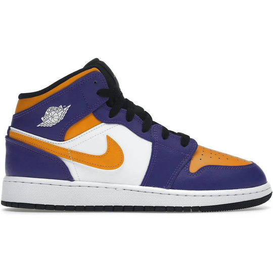 Jordan 1 Mid Lakers (2022) (GS)