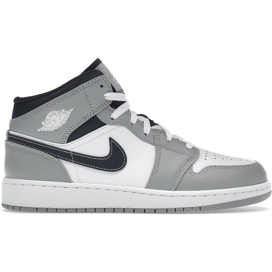 Jordan 1 Mid Light Smoke Grey (GS)