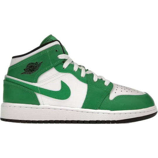 Jordan 1 Mid Lucky Green (GS)