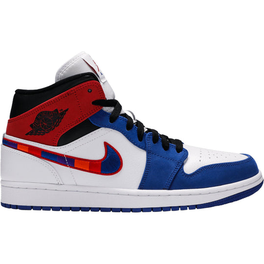 Jordan 1 Mid Multi-Color Swoosh