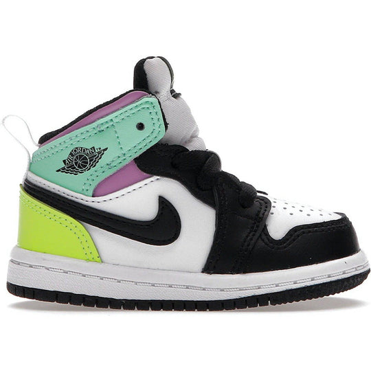 Jordan 1 Mid Pastel Black Toe (TD)