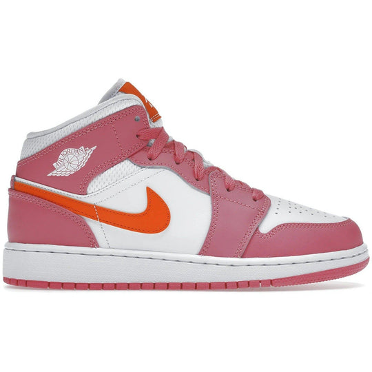 Jordan 1 Mid Pinksicle Safety Orange (GS)
