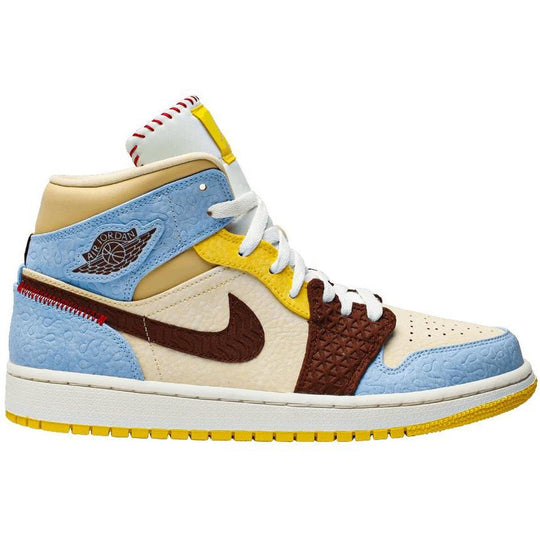 Jordan 1 Mid SE Fearless Maison Chateau Rouge