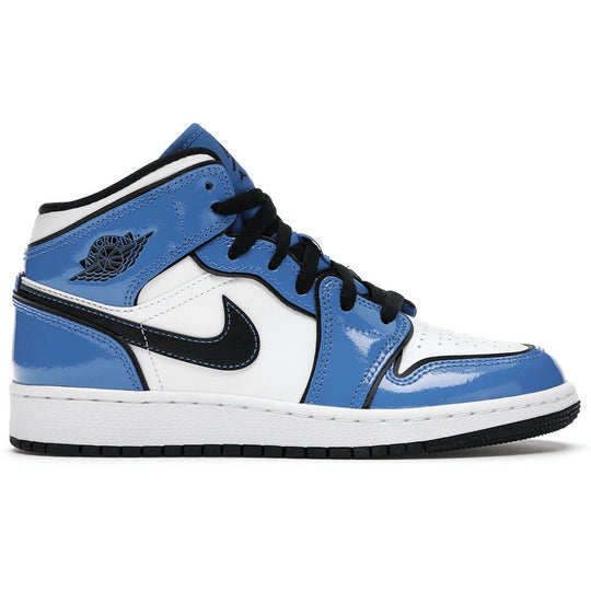 Jordan 1 Mid Signal Blue (GS)