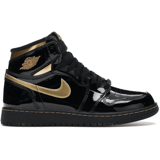 Jordan 1 Retro High Black Metallic Gold (2020) (GS)