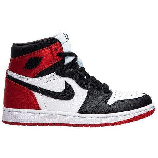 Jordan 1 Retro High Satin Black Toe (Women's)